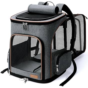⭐️犬 ペットキャリーバッグ リュック ペットハウス 旅行 耐重量10kg Amazon | 犬 キャリーバッグ リュック ペット 小型犬 拡張